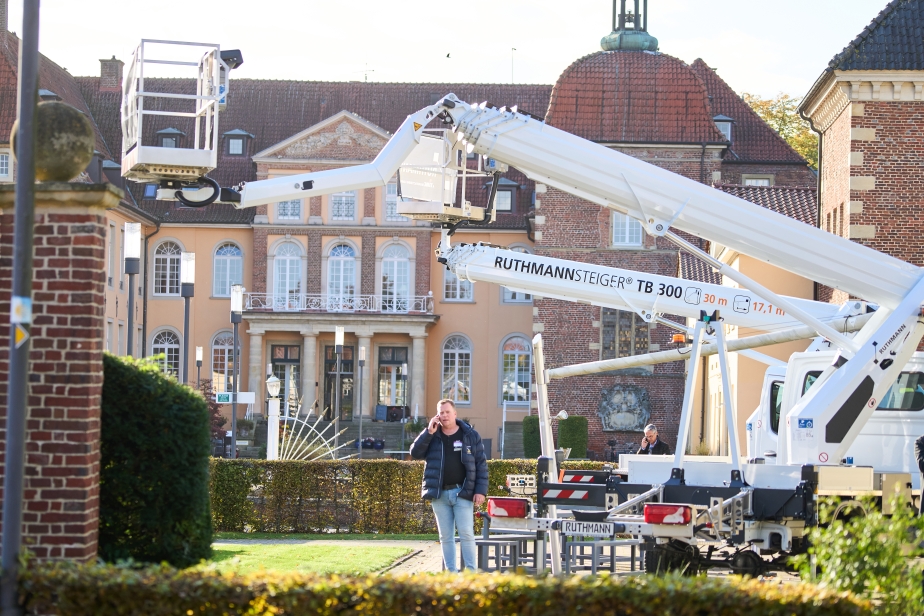 Das Event fand im beeindruckenden Schloss Velen statt.