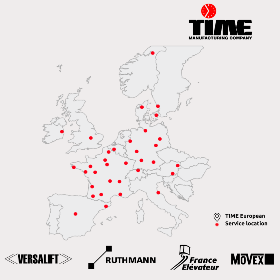 Service Map TIME Europe