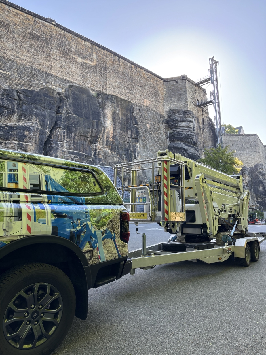 RUTHMANN BLUELIFT SA 22 Kettenarbeitsbühne Festung Königstein