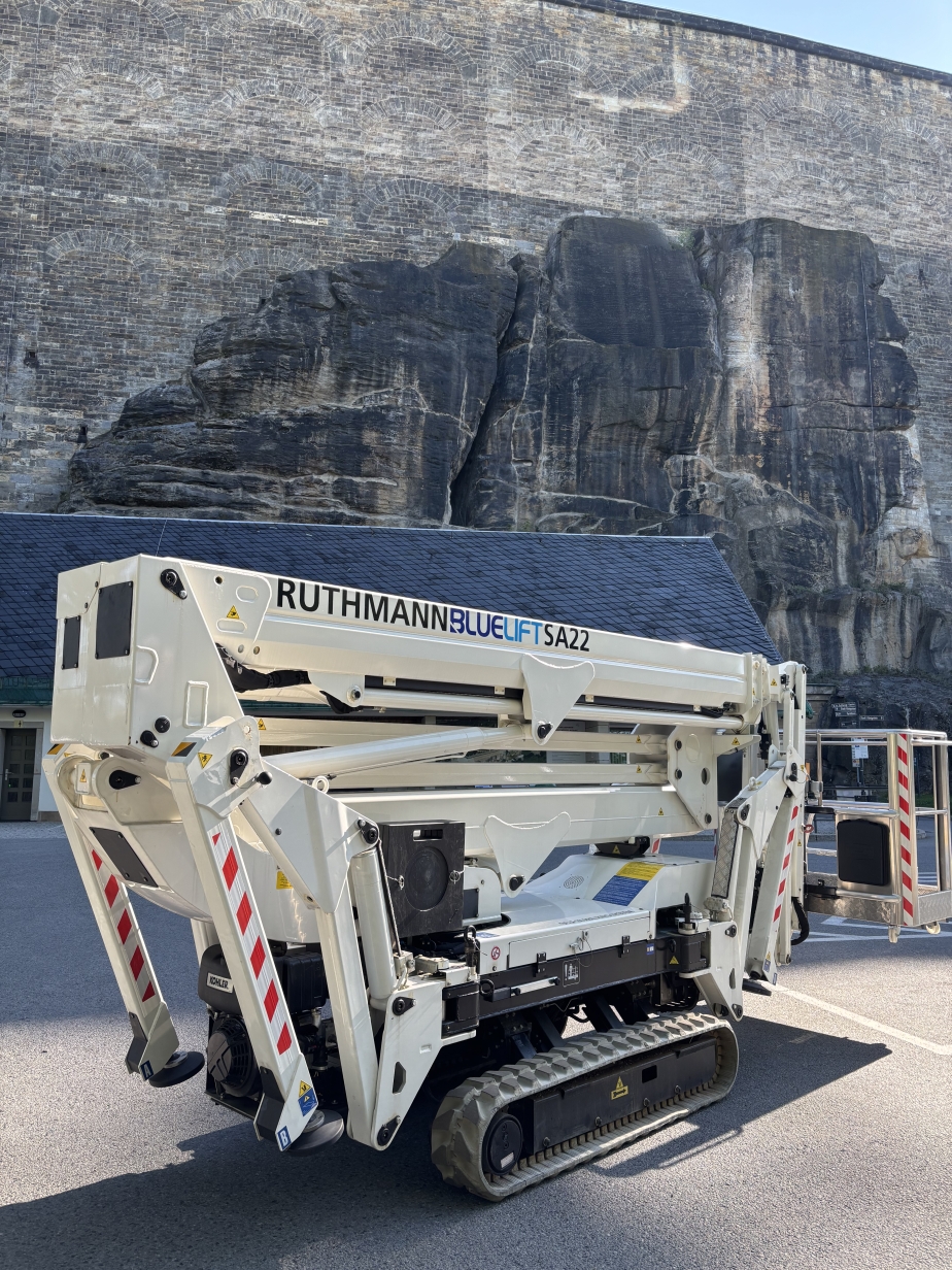 RUTHMANN BLUELIFT SA 22 Kettenarbeitsbühne Festung Königstein